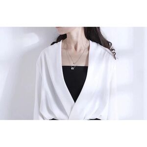 Michael Kors Silver Pendant Necklace